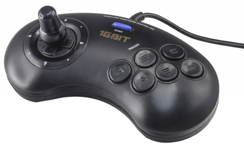 Геймпад проводной Retro Genesis Controller 16 Bit Arcade Max[16 BIT]