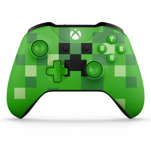 Геймпад беспроводной для XBOX ONE с 3,5 мм разъемом и Bluetooth (Minecraft)[Б.У АКСЕССУАРЫ]